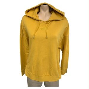 Puma Women's Mustard Hoodie Size M